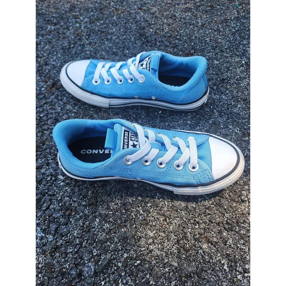Converse Chuck Taylor All Star Rave Ox Blue Low Top Sneakers Youth Kids Size 13